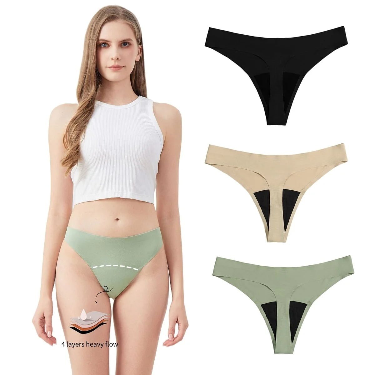 Seamless Period Underwear — YC8821