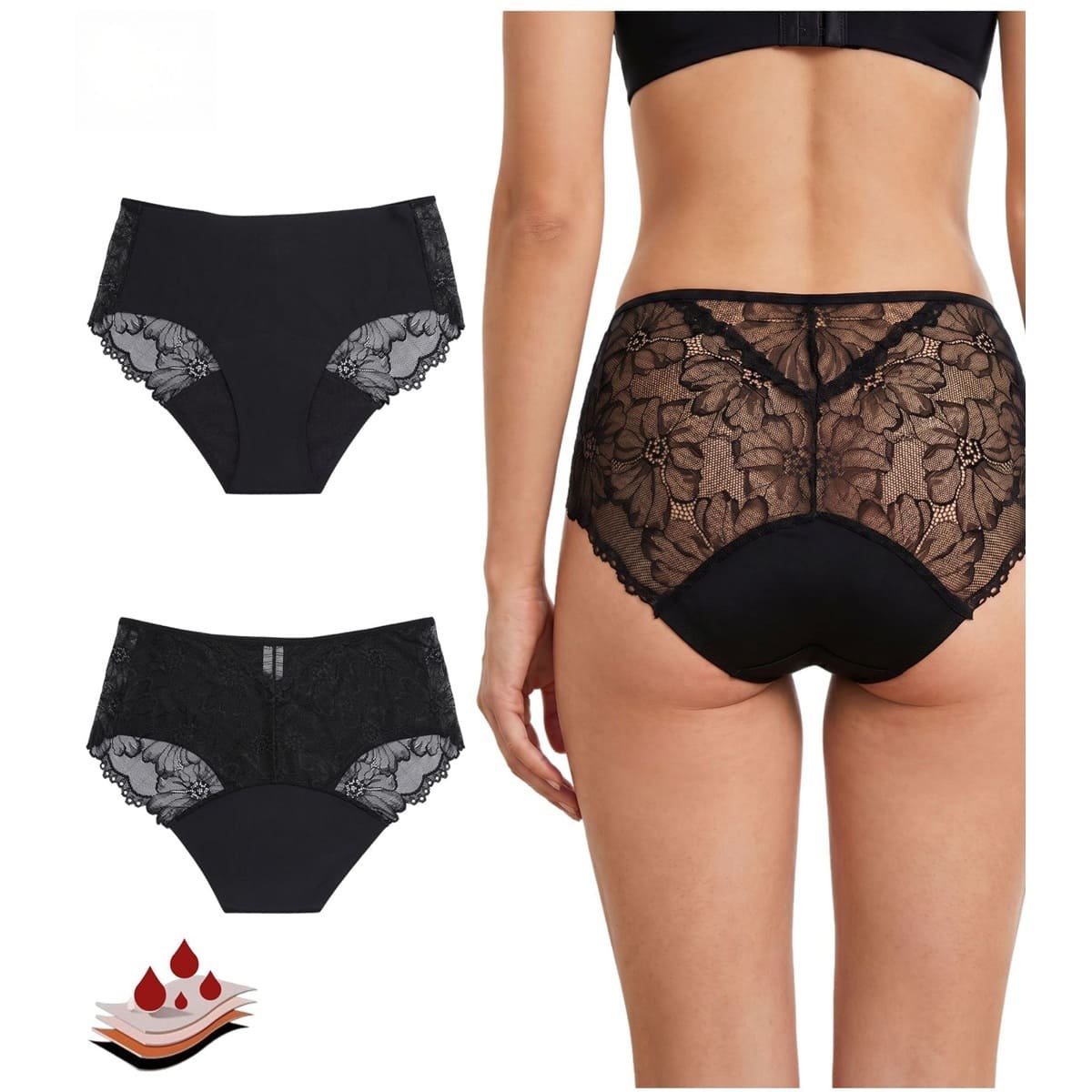 YCA013 period underwear product image 01