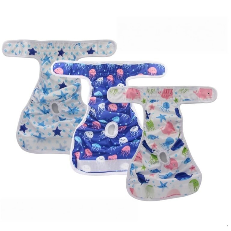 Reusable Female Dog Diaper with Adjustable Closure — YCDF016