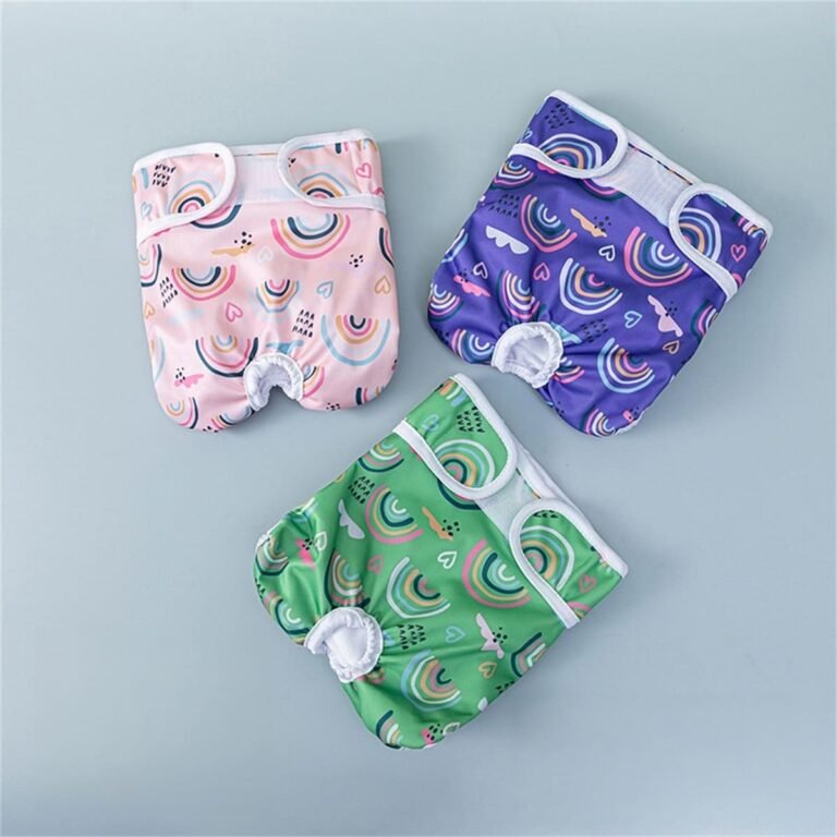 Reusable Female Dog Diaper with Elastic Leg Openings — YCDF017